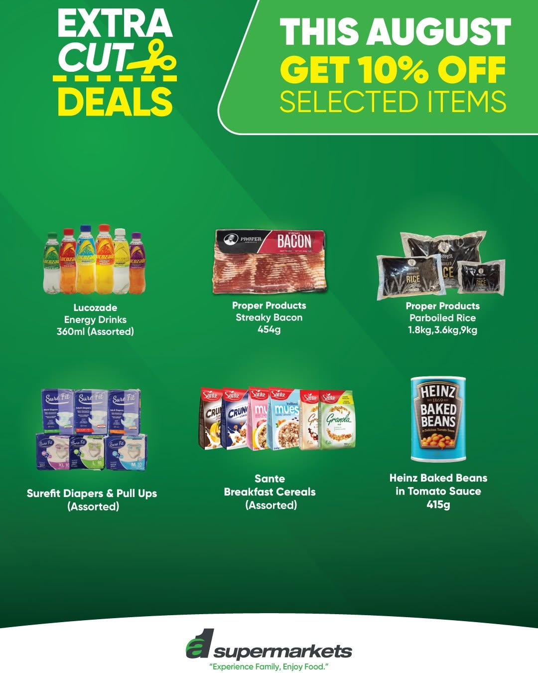 A1 Supermarkets August Extra Cut Deals – 10% Off Selected Items
