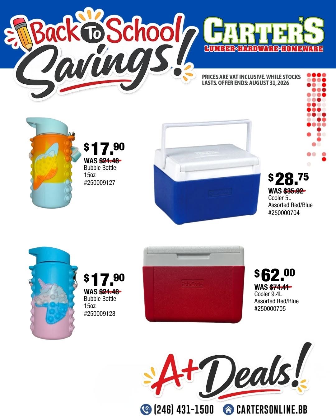 Carter's Back-to-School Savings – Discounts on Select Products
