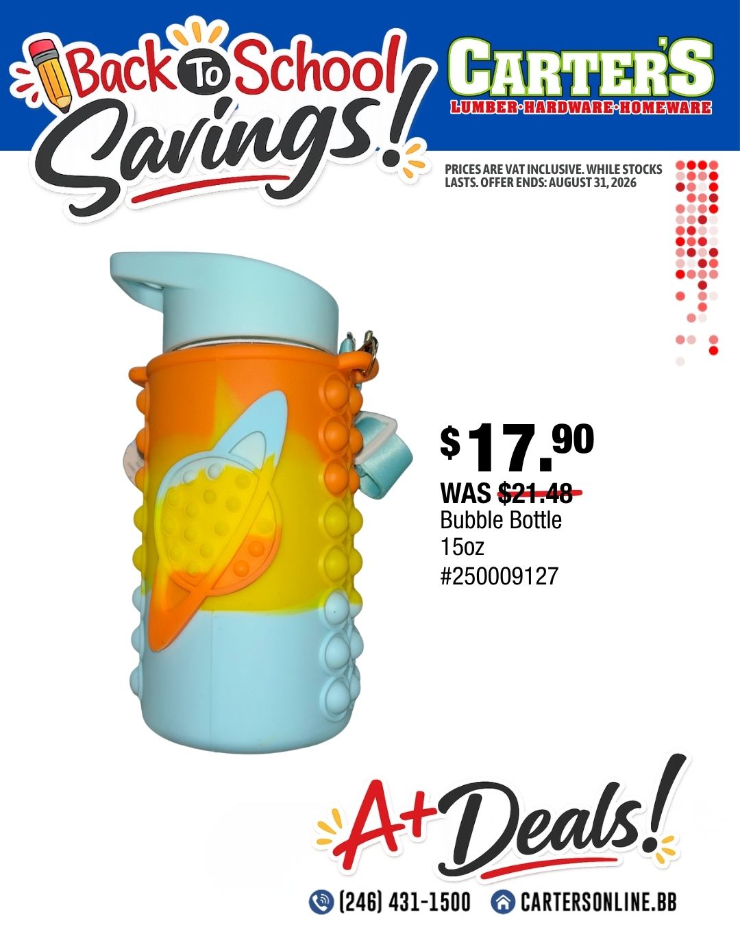 Carter's Back-to-School Savings – Up to 17% Off Select Products