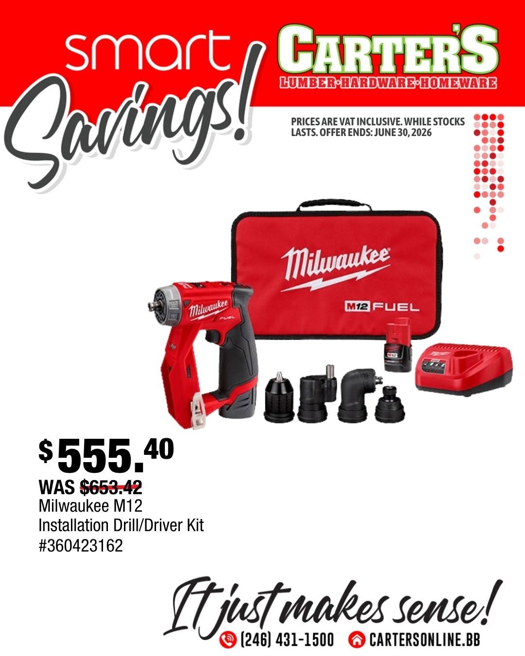 Carter's Smart Savings – Discounts on Milwaukee Power Tools (Ends June 30, 2026)