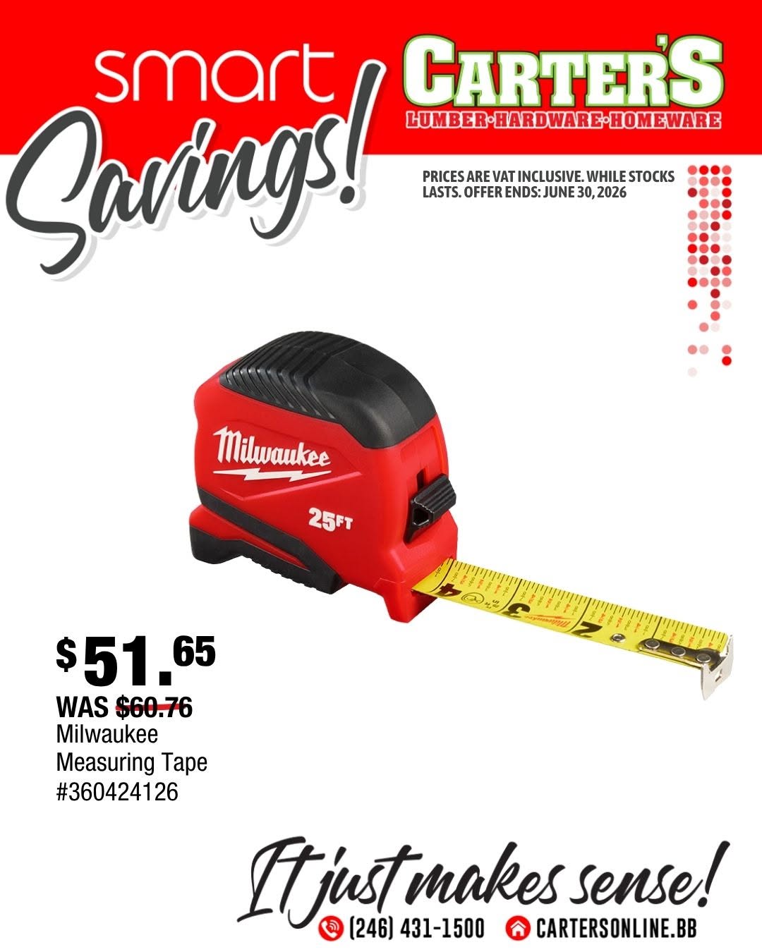 Carter's Smart Savings – Discounts on Milwaukee Power Tools (Ends June 30, 2026)