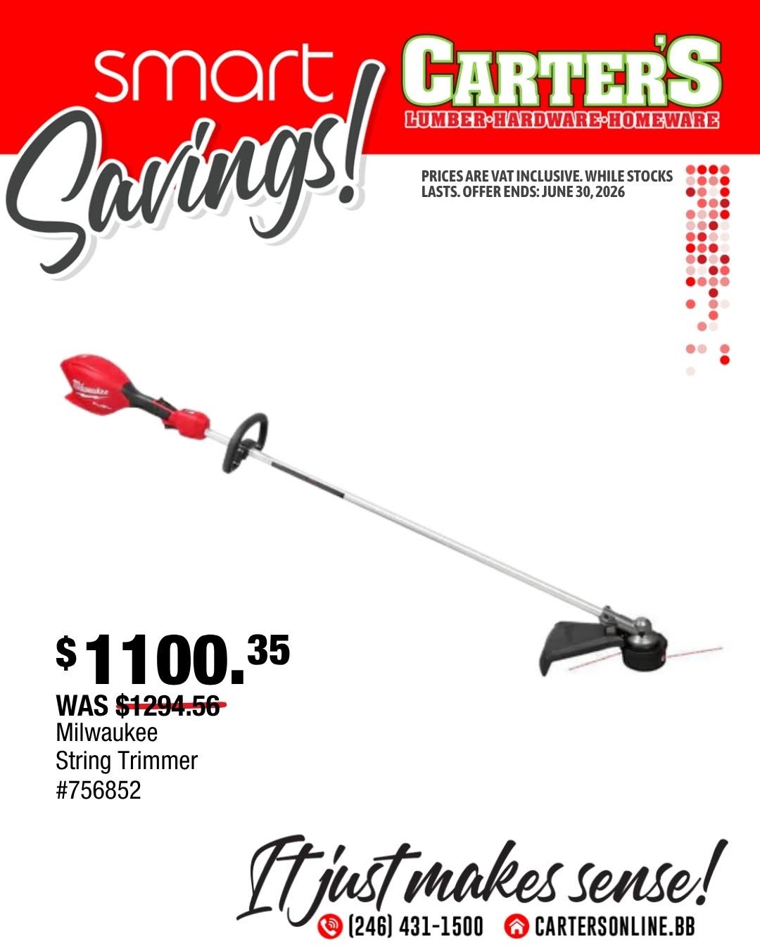 Carter's Smart Savings – Discounts on Milwaukee Power Tools (Ends June 30, 2026)