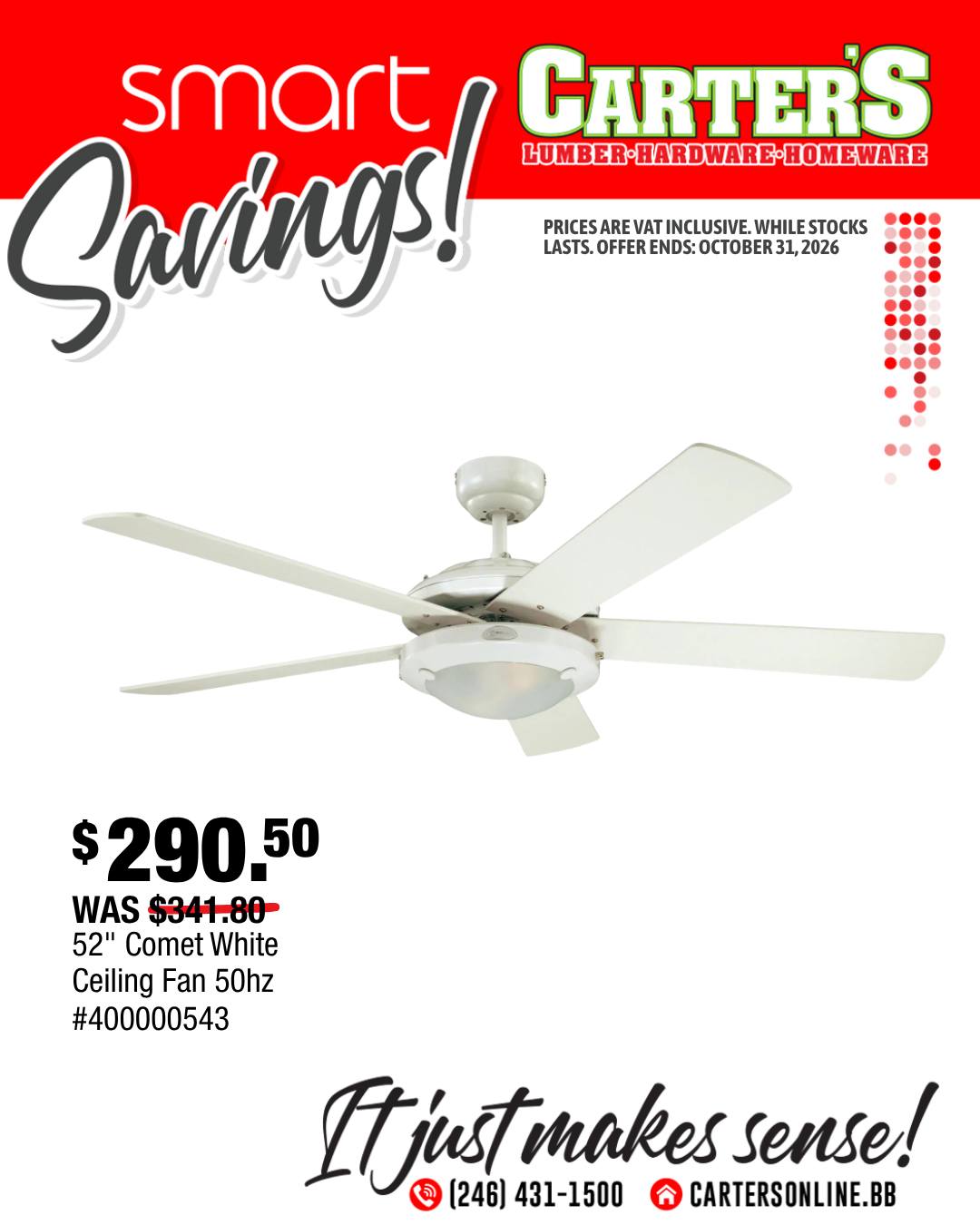Carter's Smart Savings – Discounts on Select Fans