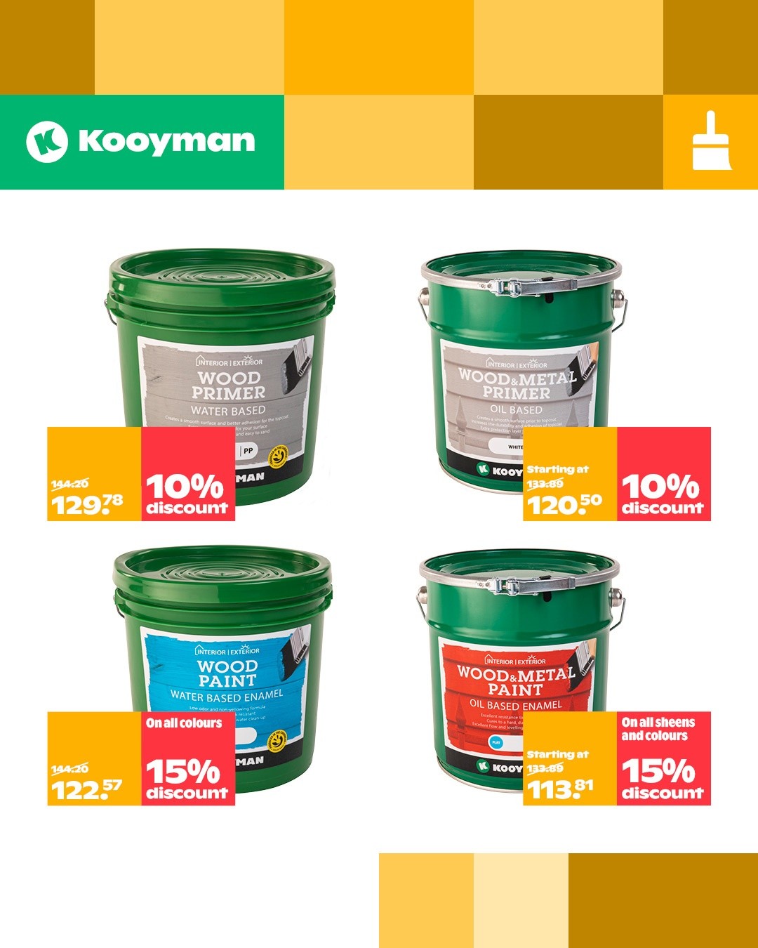 Kooyman Brochure Deals: Up to 30% Off Paints, 20% Off Cookers, 15% Off Home Essentials