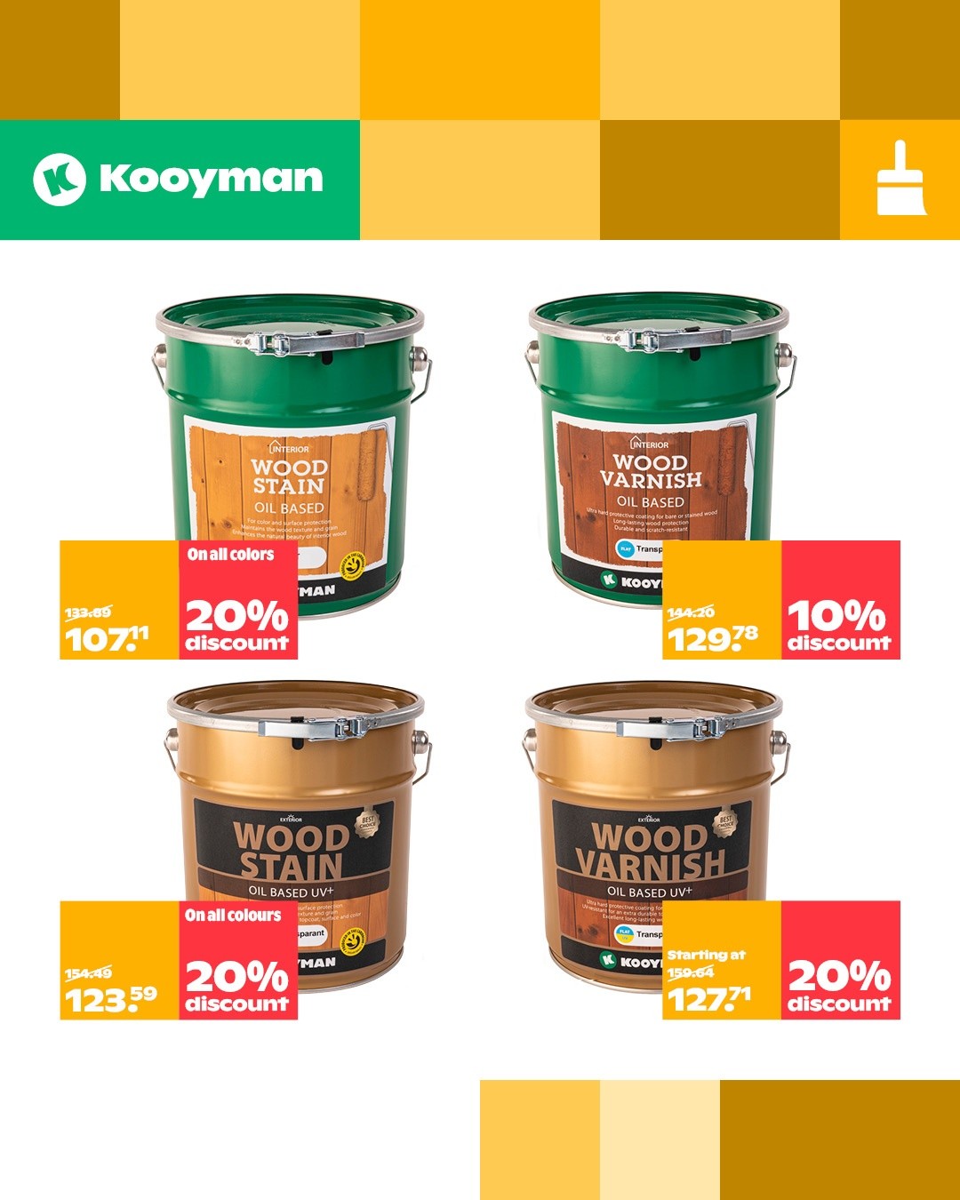 Kooyman Brochure Deals: Up to 30% Off Paints, 20% Off Cookers, 15% Off Home Essentials