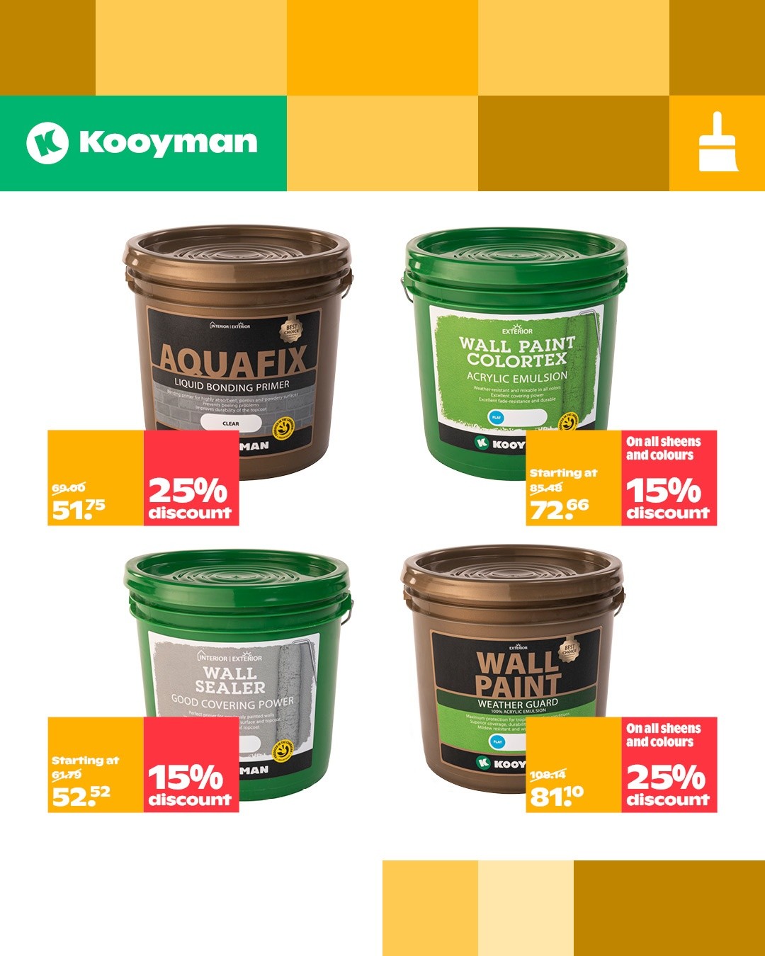 Kooyman Brochure Deals: Up to 30% Off Paints, 20% Off Cookers, 15% Off Home Essentials