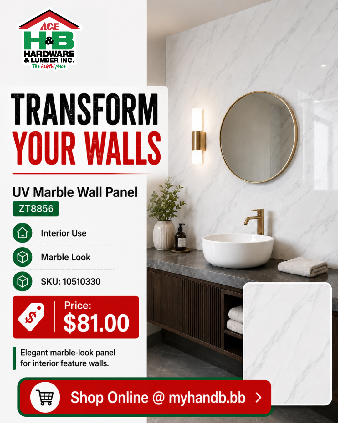 Transform Your Walls – Wall Panels at H&B Hardware