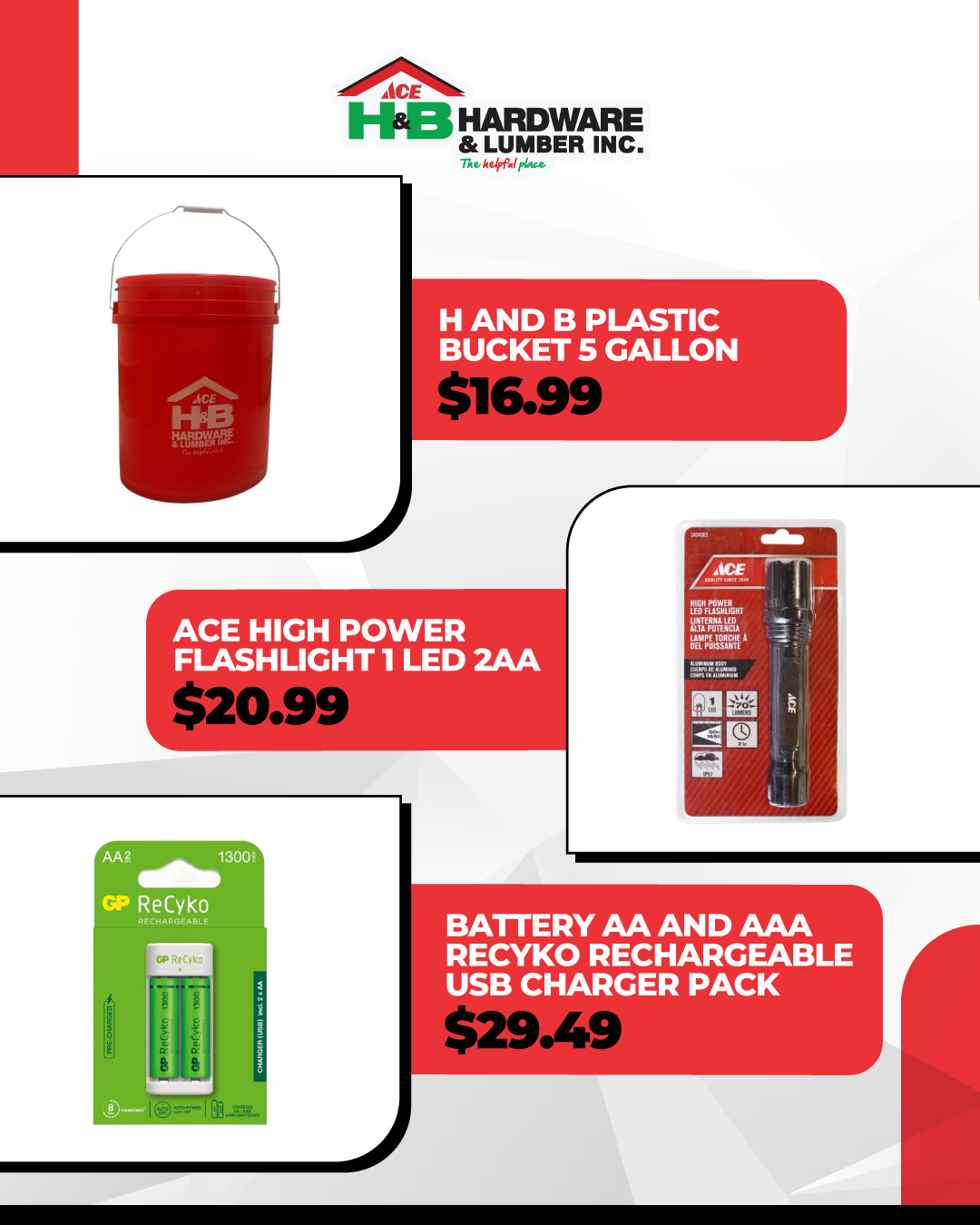 Hurricane Preparedness Essentials at ACE H&B Hardware
