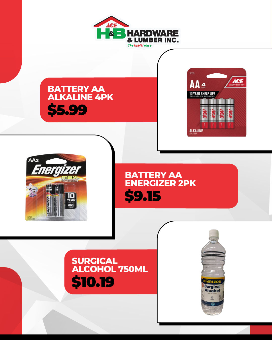Hurricane Preparedness Essentials at ACE H&B Hardware