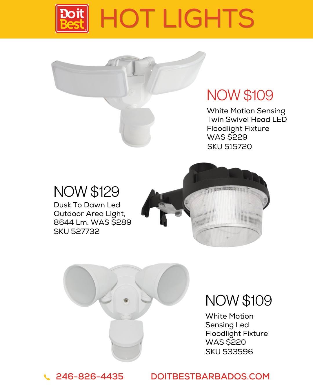 Do It Best Barbados Hot Deals – Furniture, Sinks & Lighting at Reduced Prices