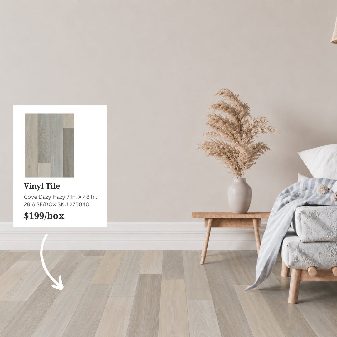 Vinyl Tiles Starting at $119 Per Pack – Less Than $3/sq. ft.