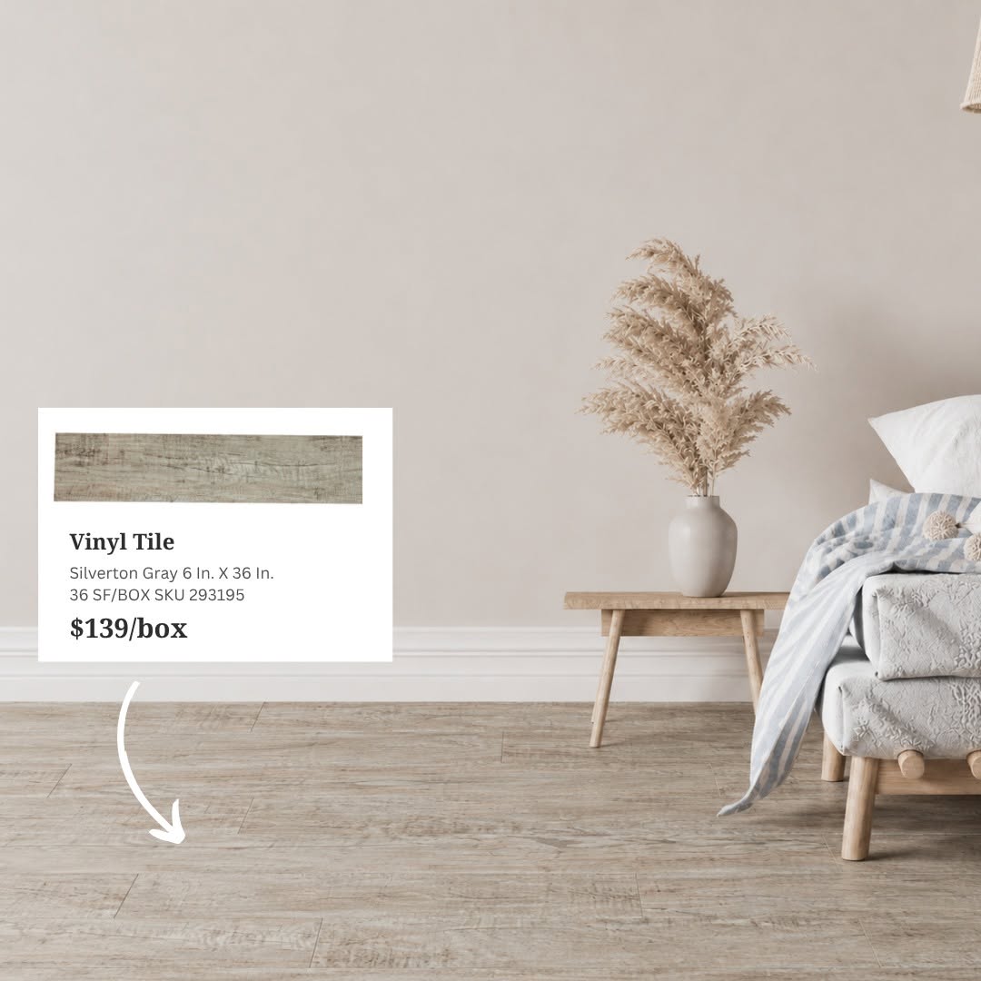 Vinyl Tiles Starting at $119 Per Pack – Less Than $3/sq. ft.