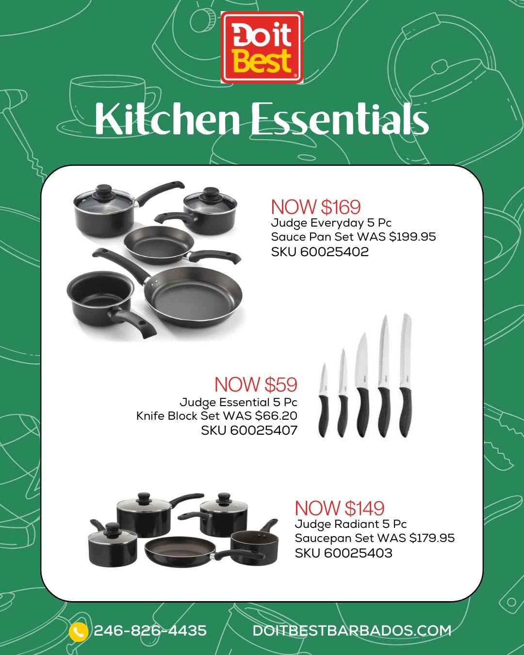 Do It Best Barbados Kitchen Essentials Summer Deals – Up to 15% Off