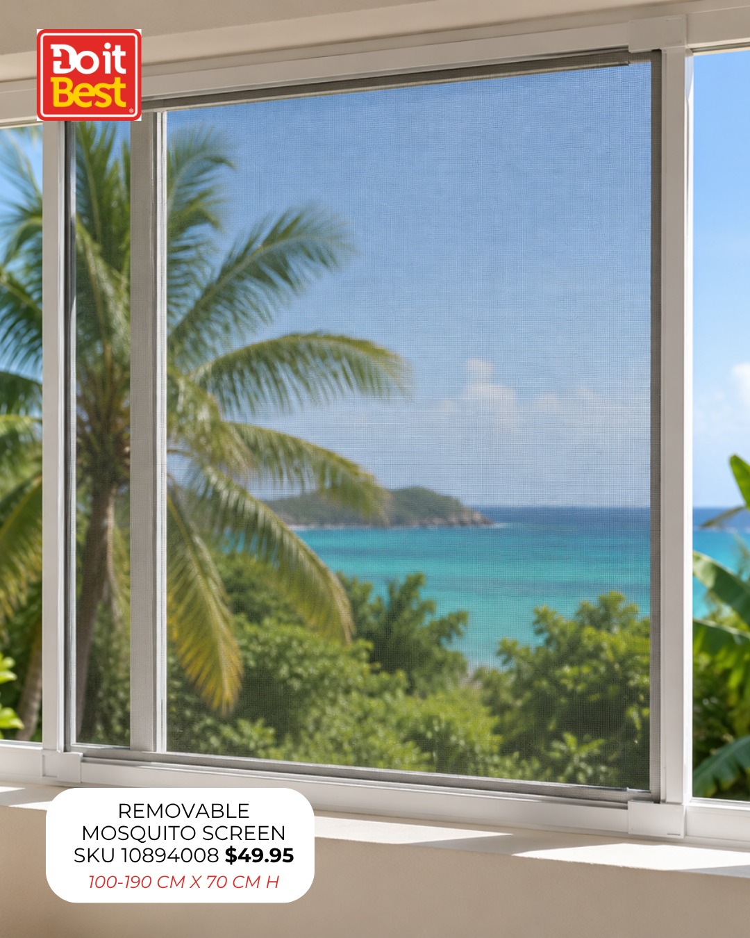 Removable Mosquito Screen – Only $49.95