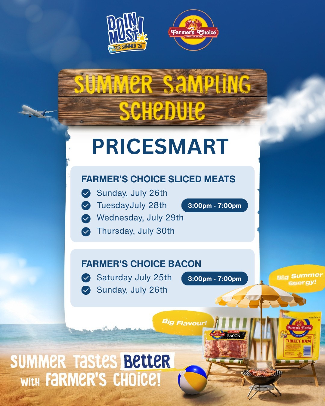 Farmer's Choice Summer Sampling at PriceSmart