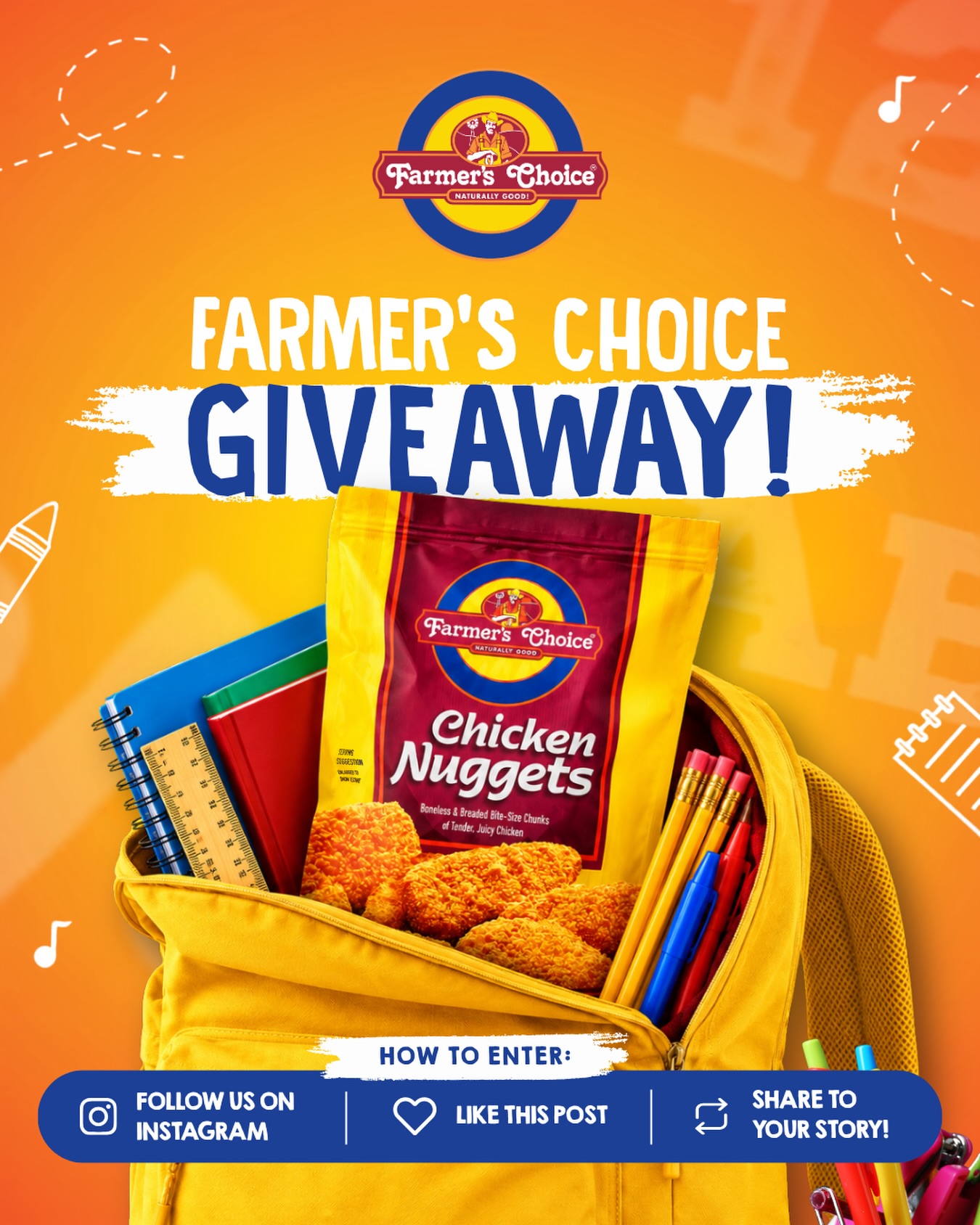 Farmer's Choice Back-to-School Giveaway