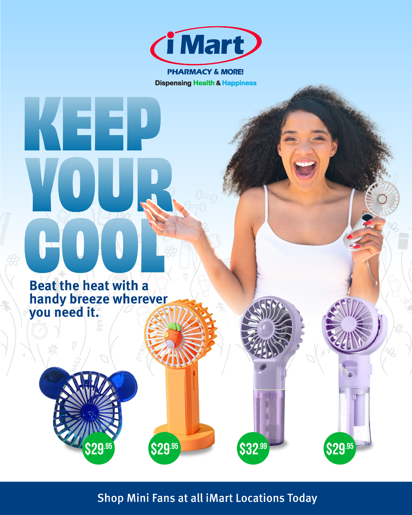 iMart Mini Fans – Prices Starting at $29.95