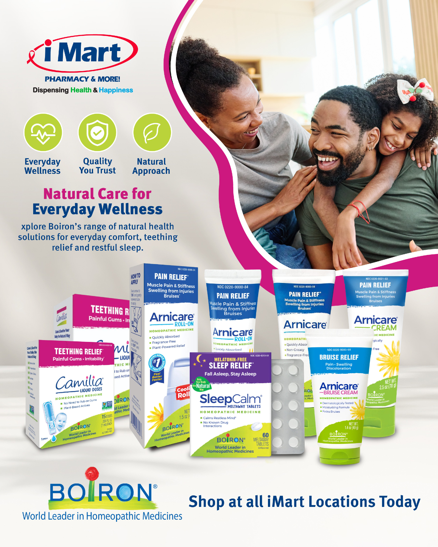 Boiron Homeopathic Remedies at iMart: Teething $27.99/$39.99, SleepCalm $33.99