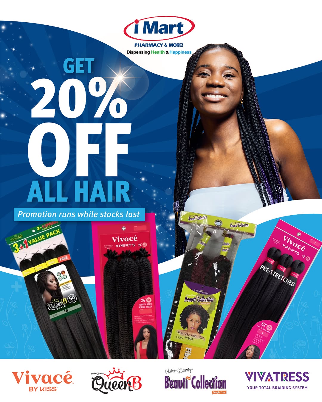 20% Off All Hair Products at iMart – While Stocks Last