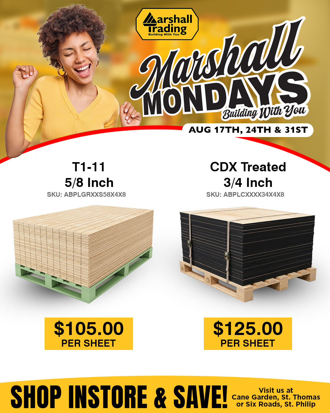 Marshall Mondays – Plywood Deals at Marshall Trading