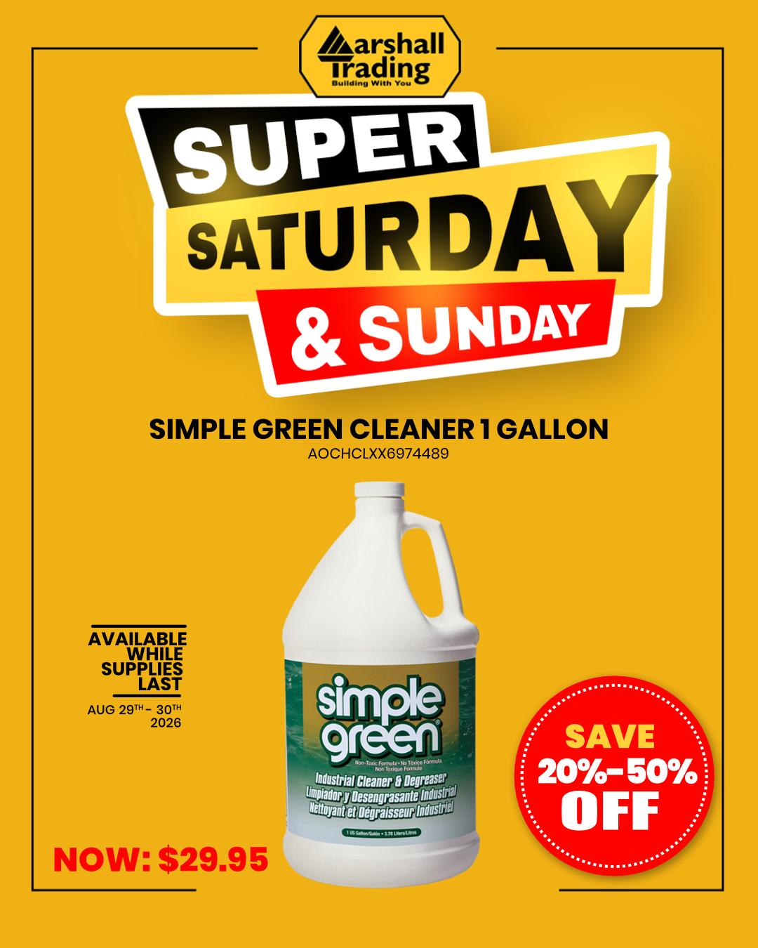 Marshall Trading Super Saturday & Sunday Sale – Save 20%–50% Off