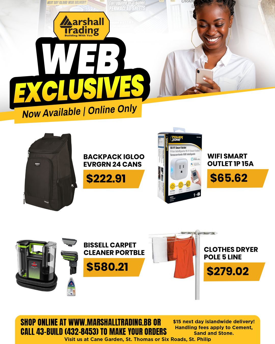 Marshall Trading Web Exclusives – Online-Only Deals
