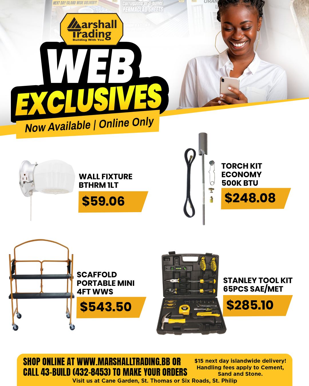 Marshall Trading Web Exclusives – Online-Only Deals