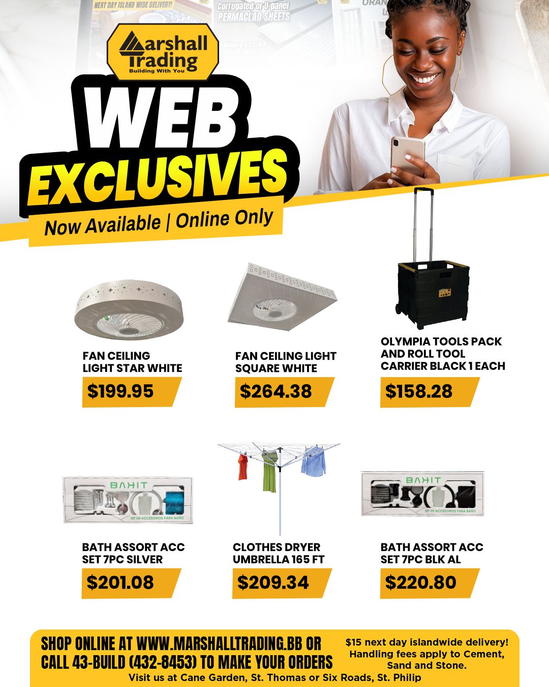 Marshall Trading Web Exclusives – Online-Only Deals