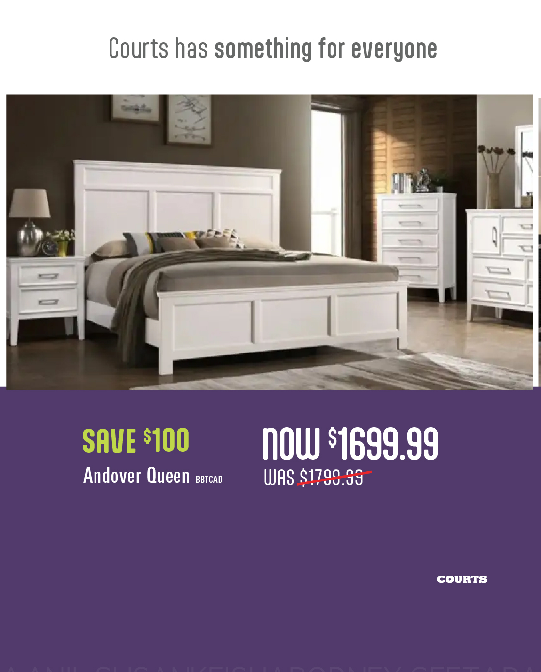 Courts Online Only: Save up to $300 on Selected Bedframes