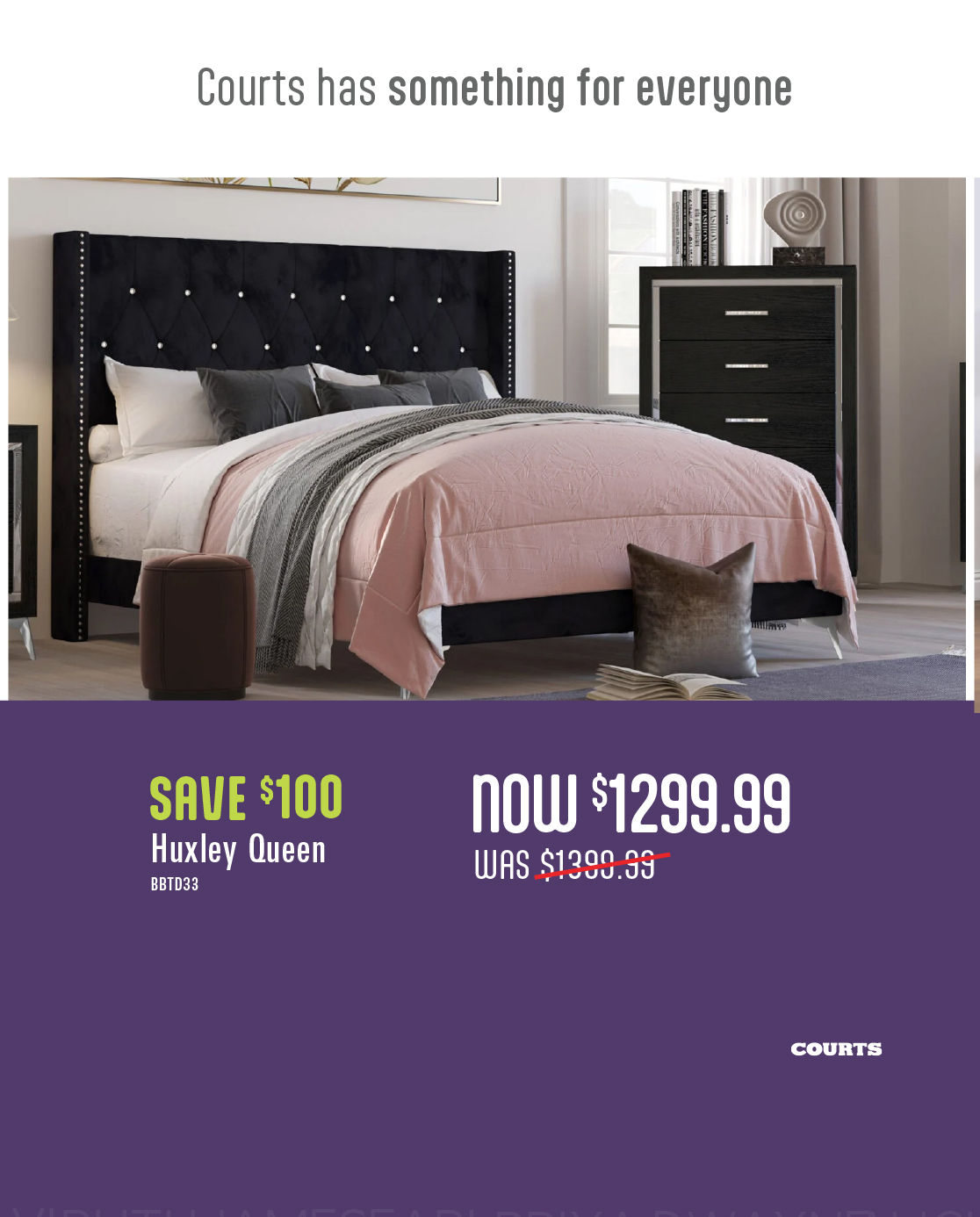 Courts Online Only: Save up to $300 on Selected Bedframes