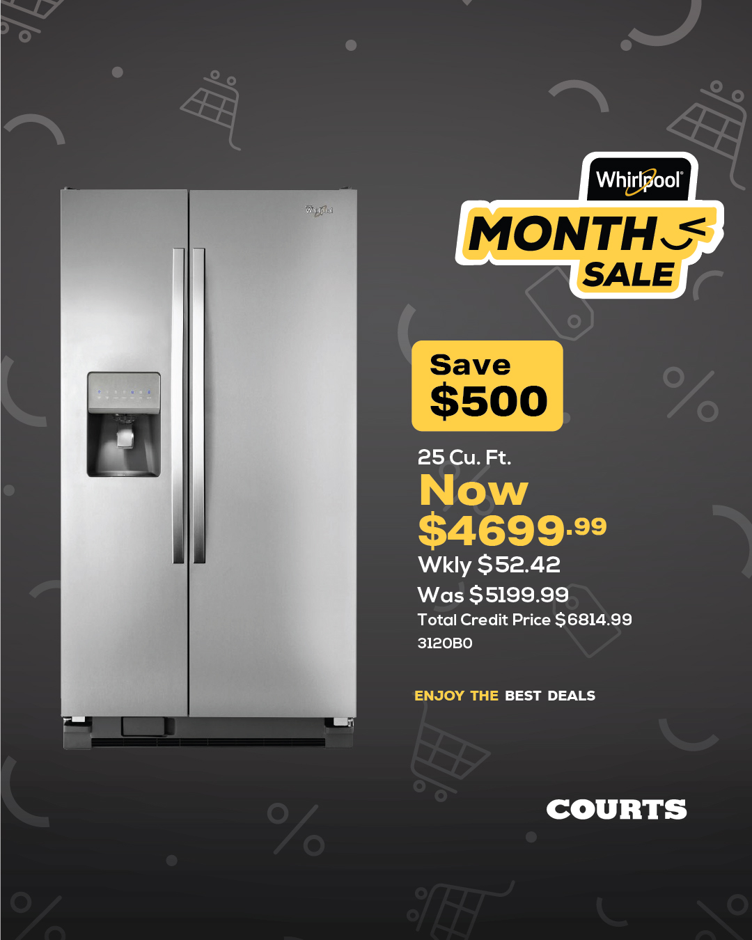 Whirlpool Month Sale at Courts – Save up to $500