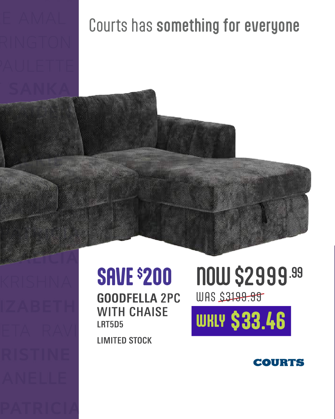 Courts: Save up to $400 on Signature Design by Ashley + FREE Gift; 30% OFF Bedroom Storage Oct 12