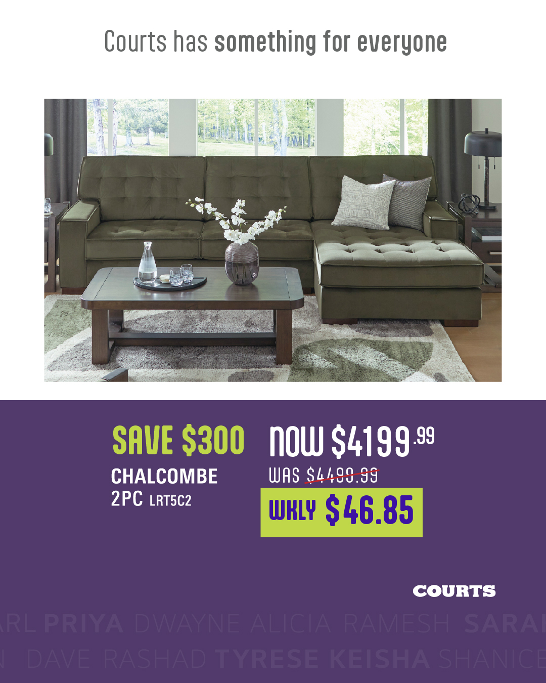 Courts: Save up to $400 on Signature Design by Ashley + FREE Gift; 30% OFF Bedroom Storage Oct 12