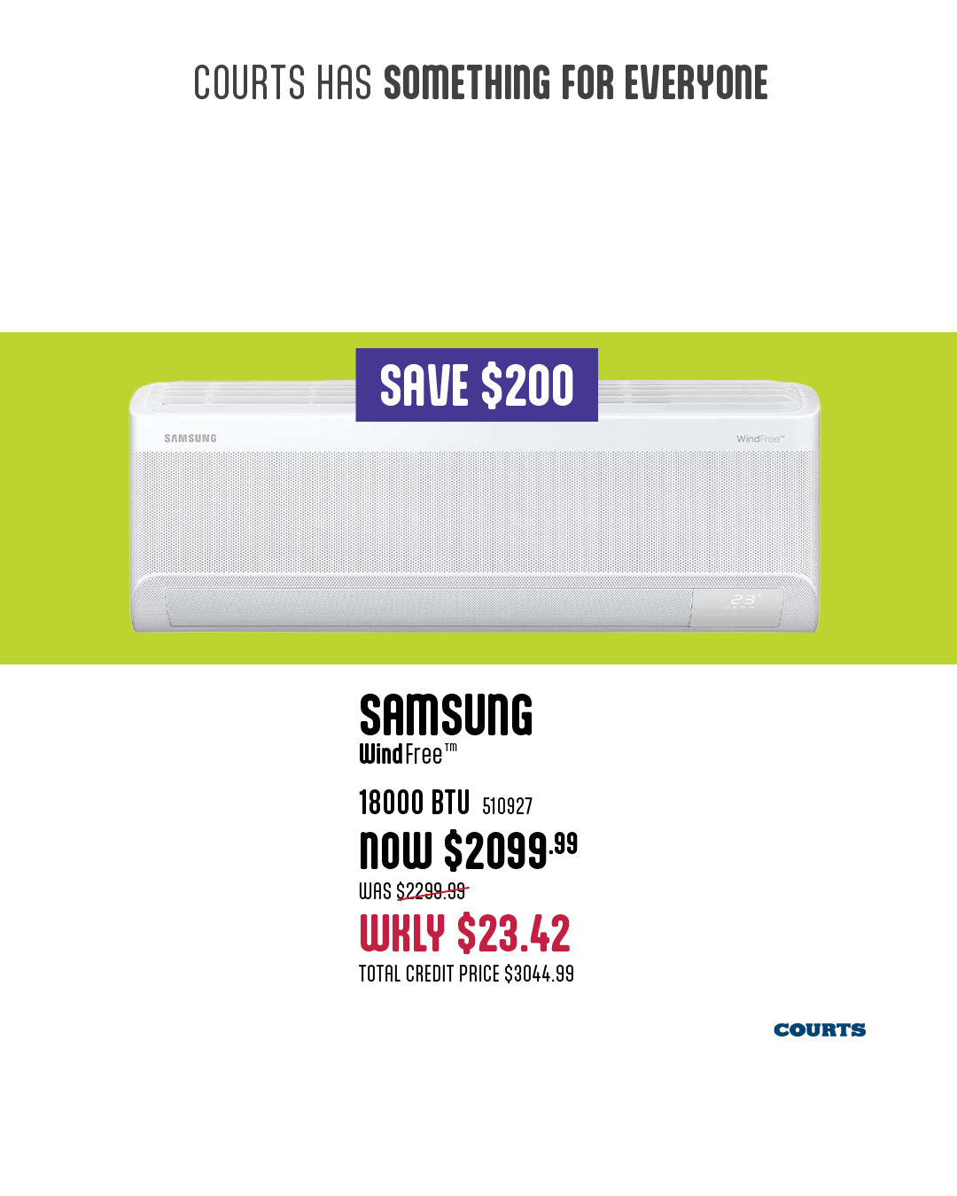 Courts Air Conditioner Deals – Frigidaire 2PC Combo Now $899.99 & LG 12000 BTU $1399.99