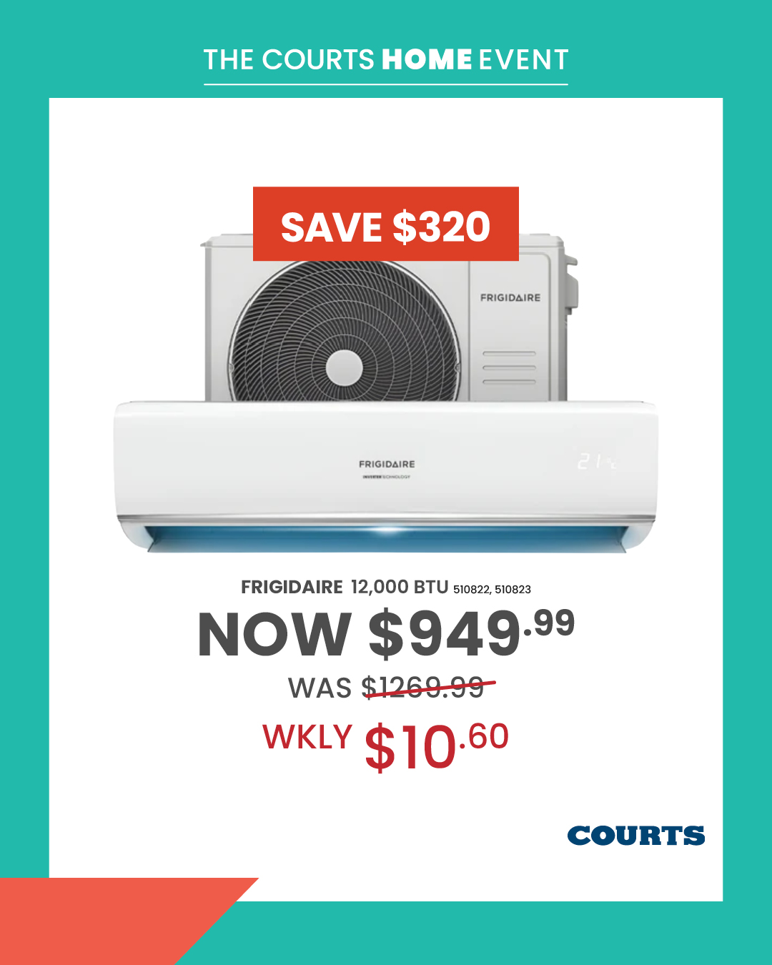 The Courts Home Event – Save Up to $400 on TVs, Appliances & More