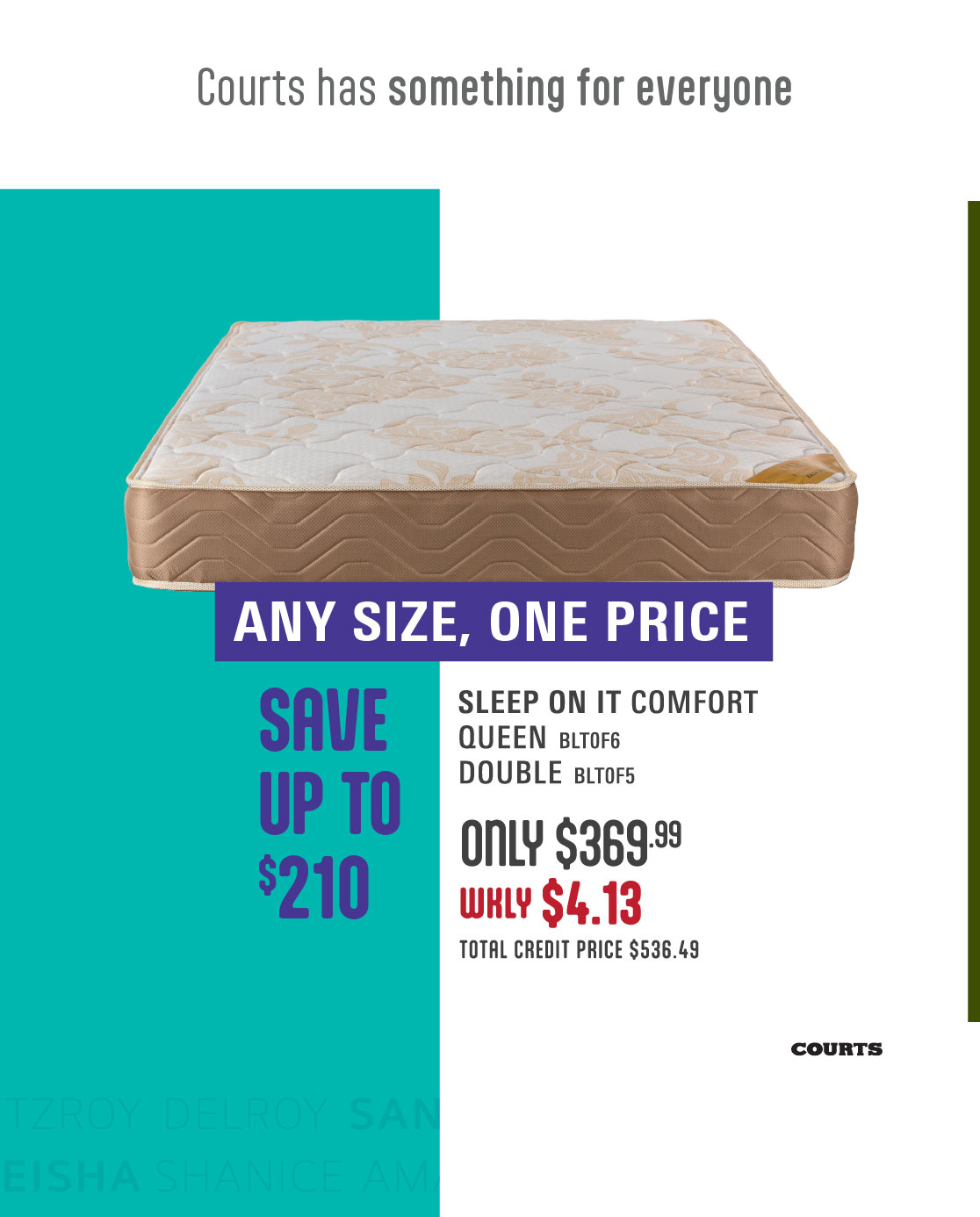 Courts Simmons Mattress Savings up to $400 + Win a $500 Spa Voucher