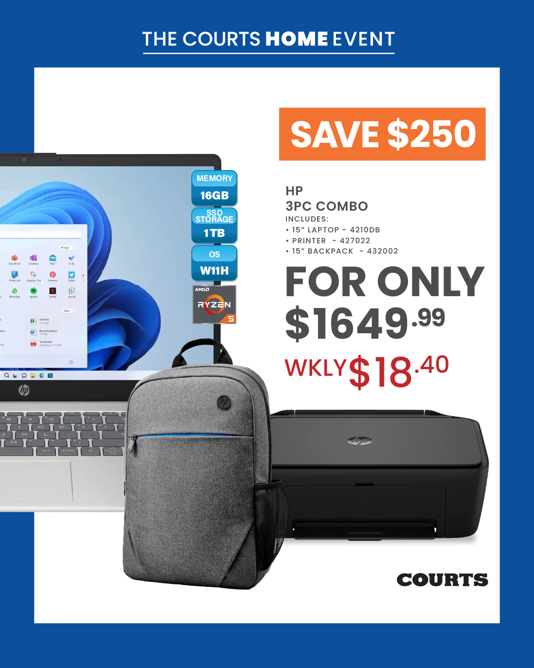 Courts Home Event – Back to School Laptop Deals from $299.99