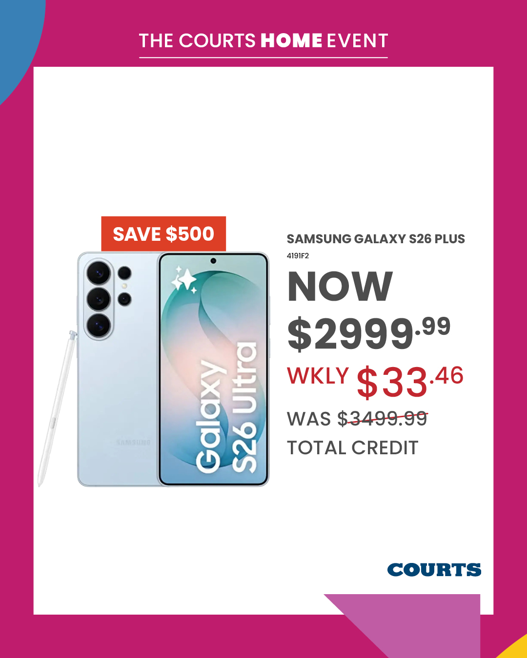 Courts Home Event – Save up to $300 on TVs & Laptops