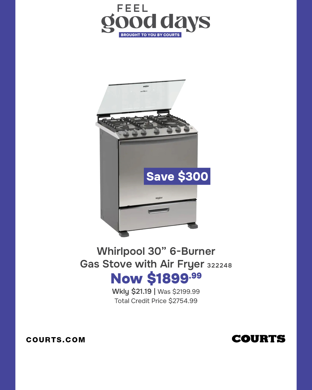 Courts Feel Good Days – Save $700 on Kai Queen Bedframe & 30% Off Sealy Mattresses