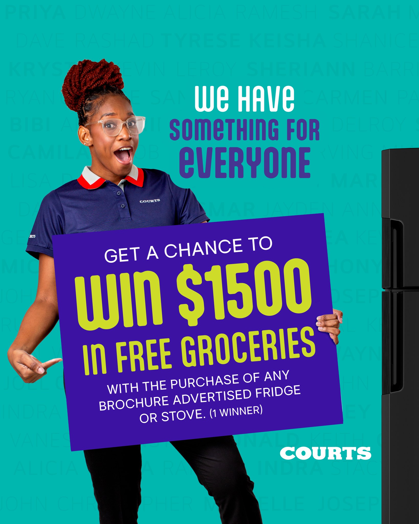 Courts Mabe 2-Piece Combo Deals: Save $500 + Chance to Win $1,500 in Free Groceries
