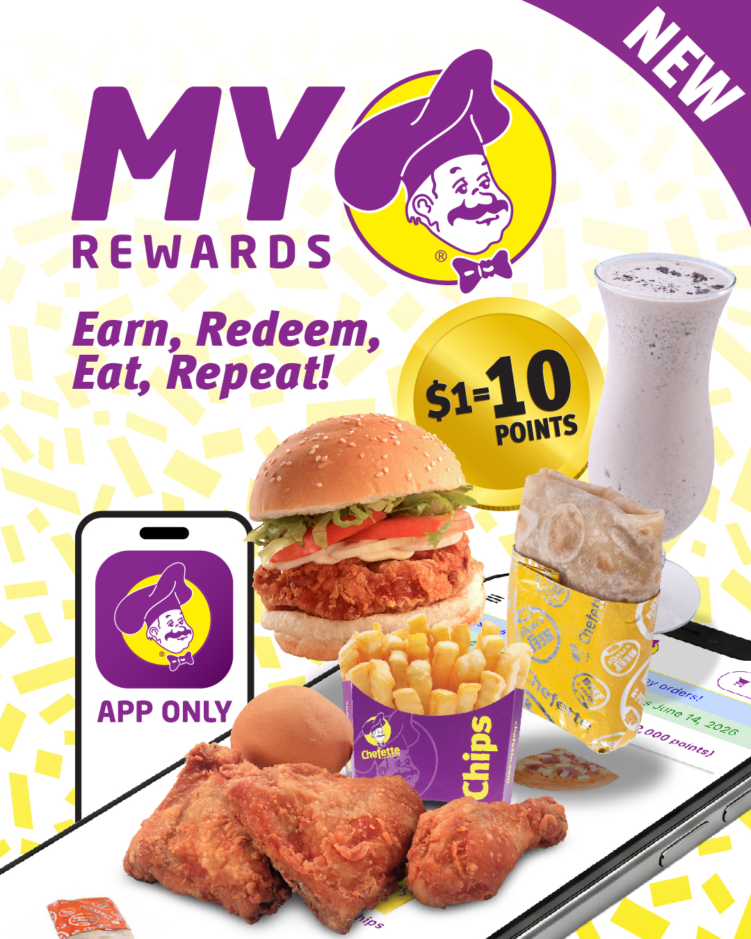 Chefette My Rewards – Earn 10 Points for Every $1 Spent on App Orders