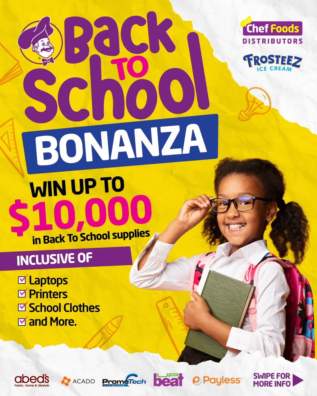 Chefette Back to School Bonanza – Win Laptops, Printers & Gift Certificates