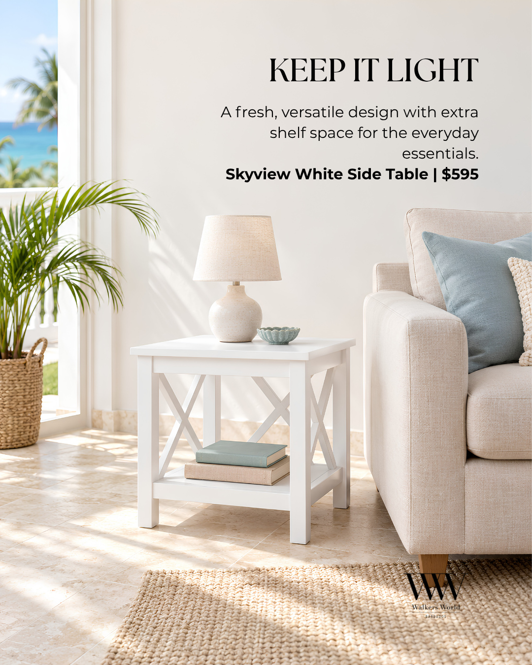 New Side Tables Starting at BBD $395 – Walkers World