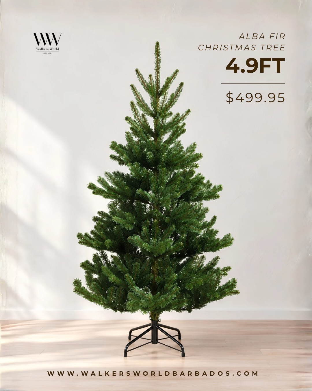 Faux Christmas Tree Lookbook: Alba Fir Trees from $499.95 + Free Shipping Over $100