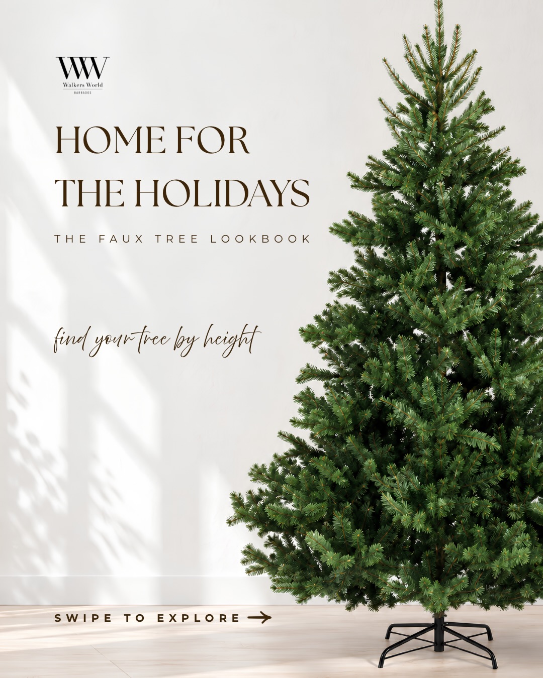 Faux Christmas Tree Lookbook: Alba Fir Trees from $499.95 + Free Shipping Over $100