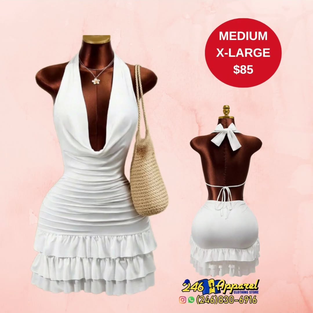 246 Apparel – White Summer Sets & Dresses with Prices (Small to X-Large)
