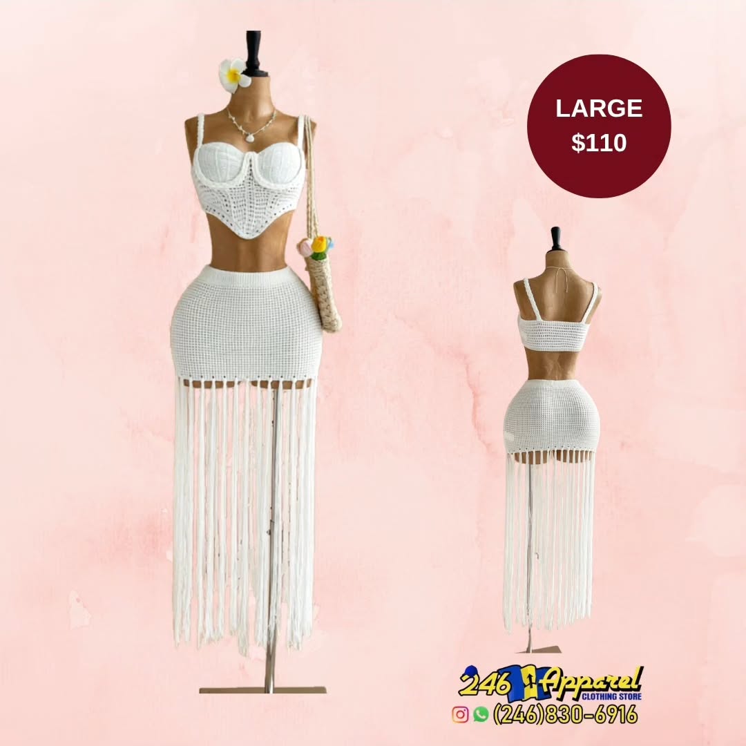 246 Apparel – White Summer Sets & Dresses with Prices (Small to X-Large)
