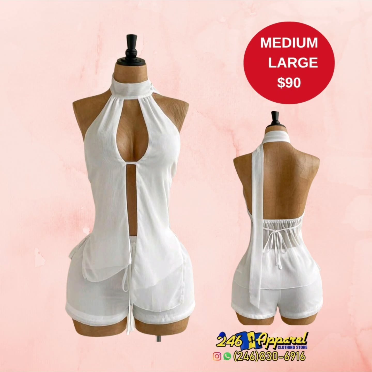 246 Apparel – White Sets & Outfits with Prices (Multiple Styles Available)