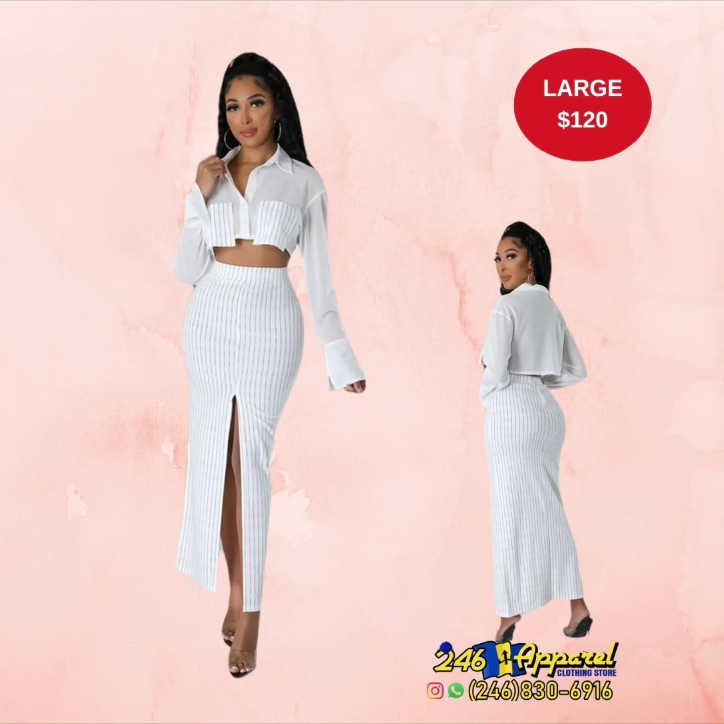246 Apparel – White Sets & Outfits with Prices (Multiple Styles Available)