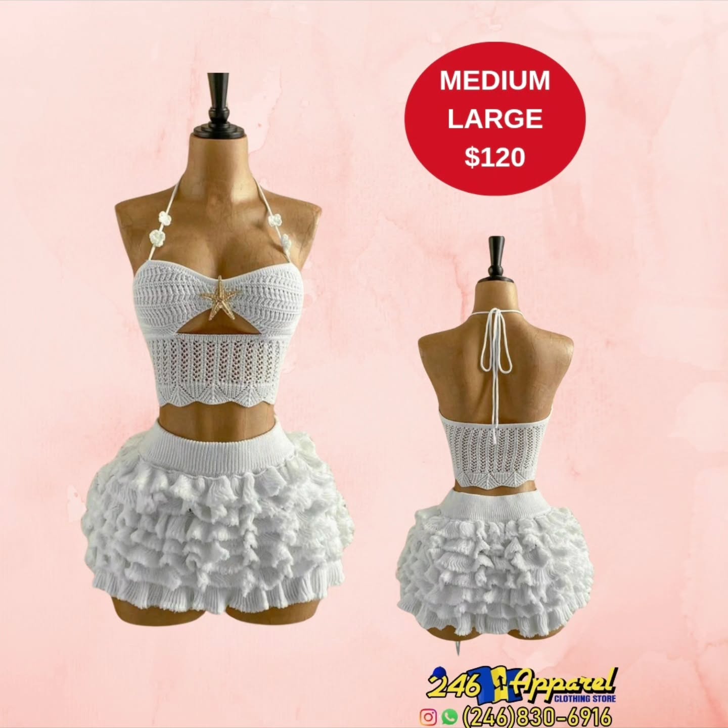 246 Apparel – White Sets & Outfits with Prices (Multiple Styles Available)